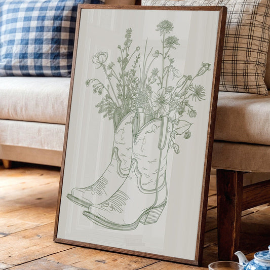 Wildflowers Dance In Leather Boots