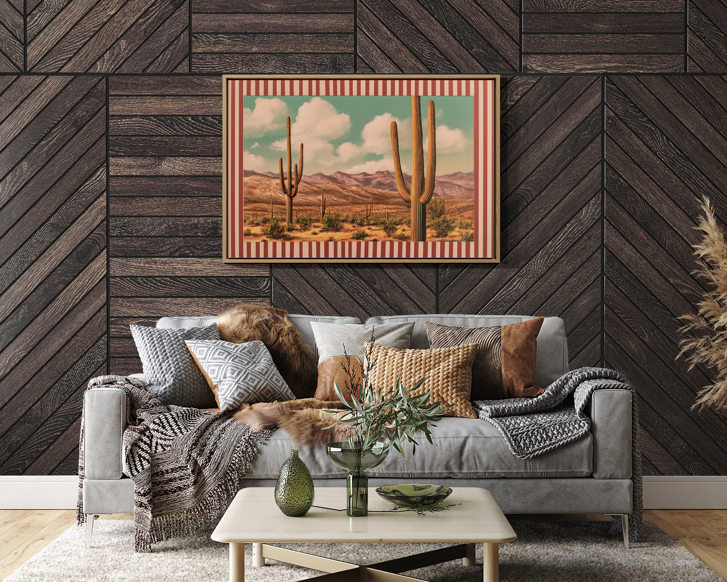 Saguaros Dance Under Turquoise Horizons