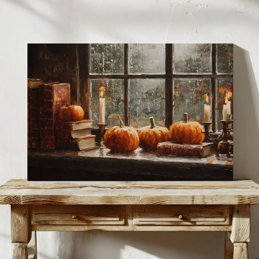 Harvest Light Through Rainy Glass