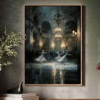 Glistening Steps Under Crystal Light