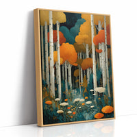 The Birch Grove After Midnight