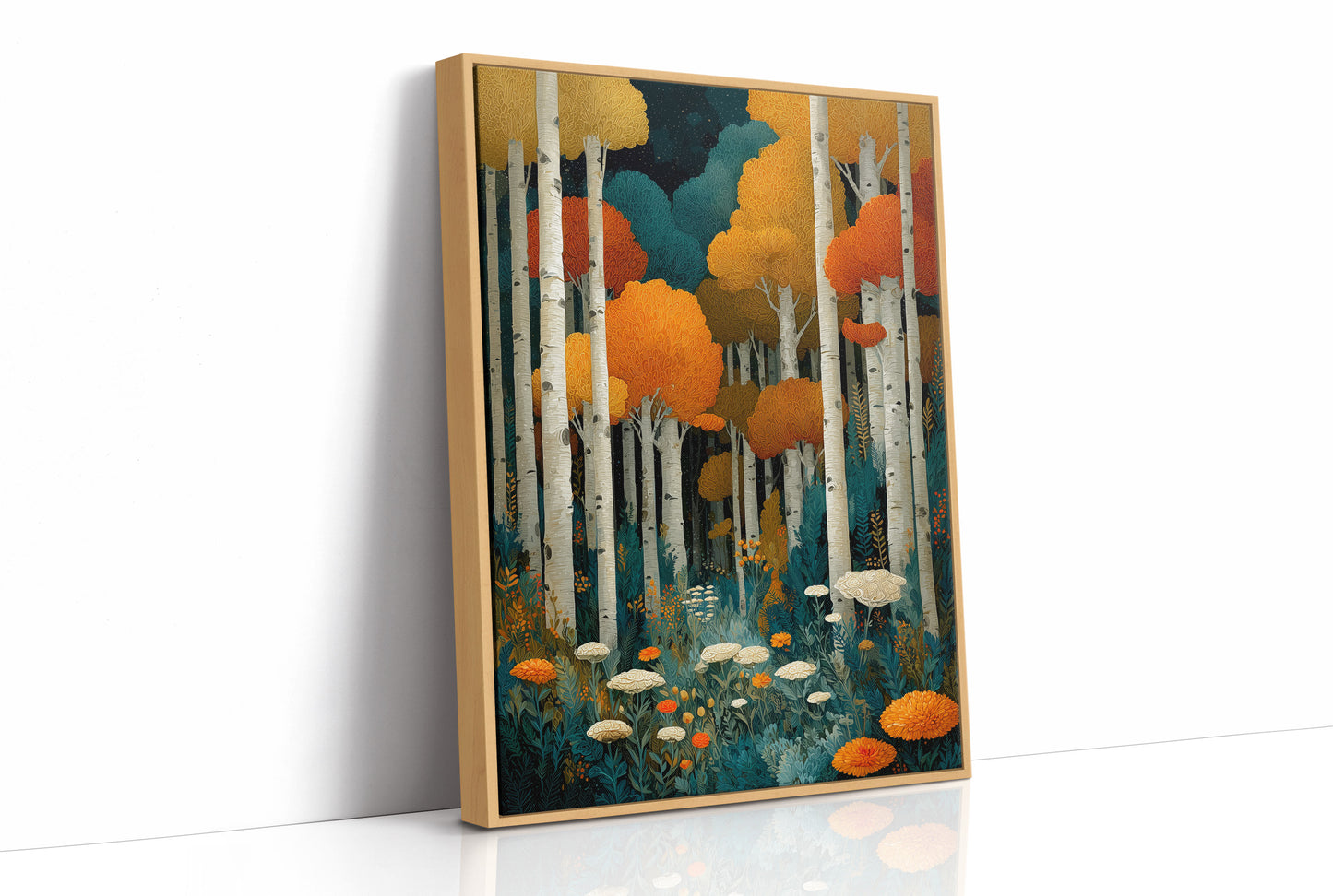 The Birch Grove After Midnight