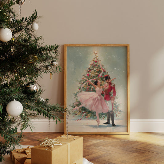 December's Dance Beneath Falling Snow