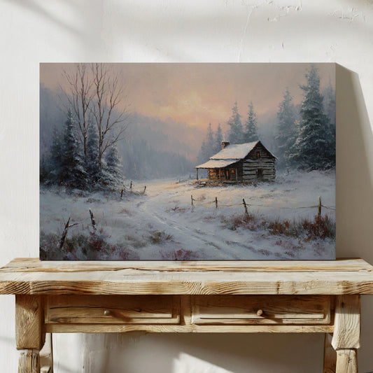 Winter Light Warms Mountain Solitude