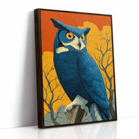 Unimpressed at Sunset: Owl Judges Quietly