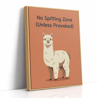 No Spitting Zone (Unless Provoked)