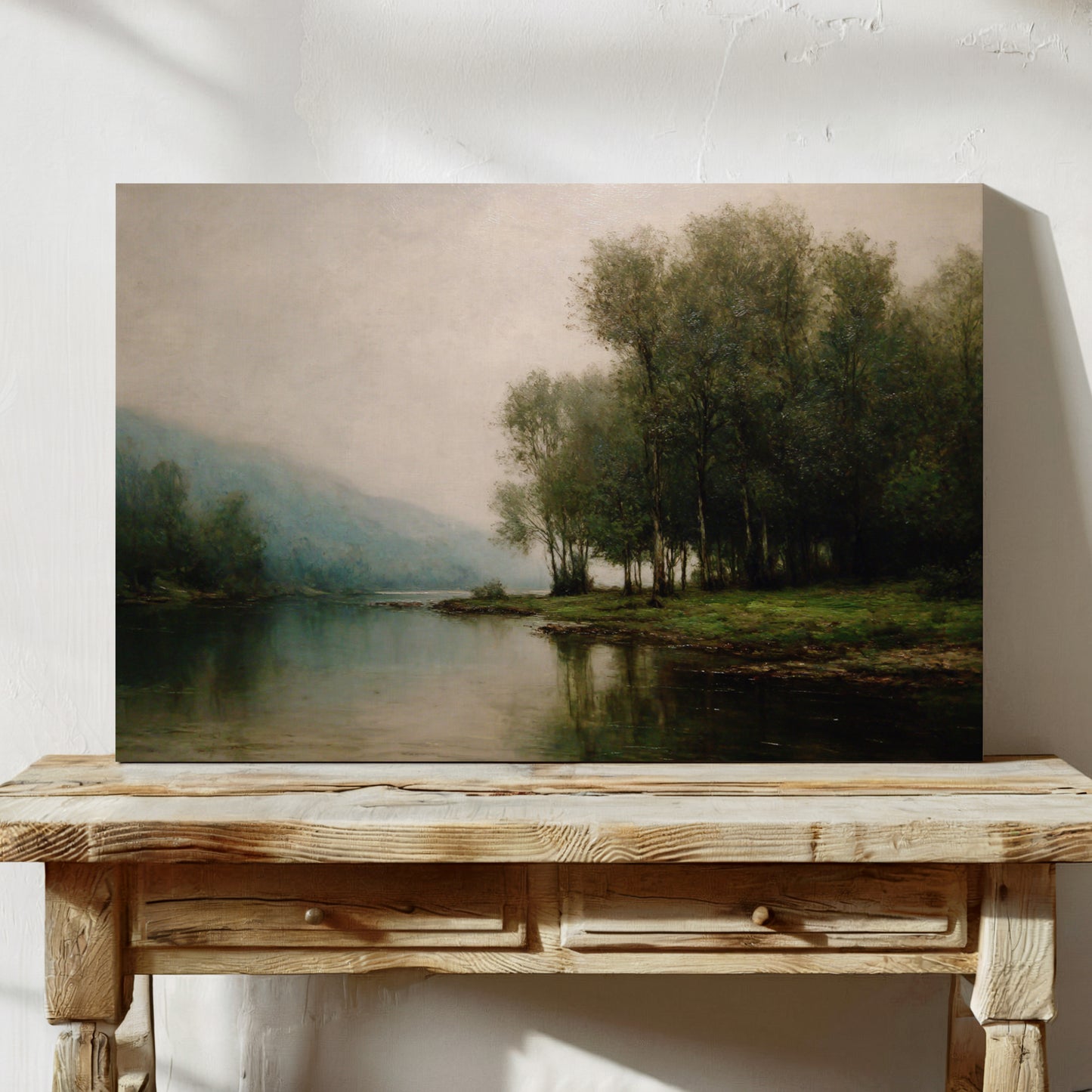 Mist Softens The River's Edge