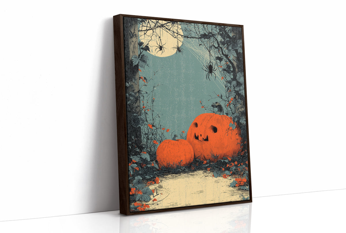 Pumpkin Patch: Spiders Dropping In