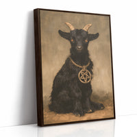 Occult Black Goat Portrait