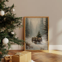 Winter Wagon Carries Forest Memories