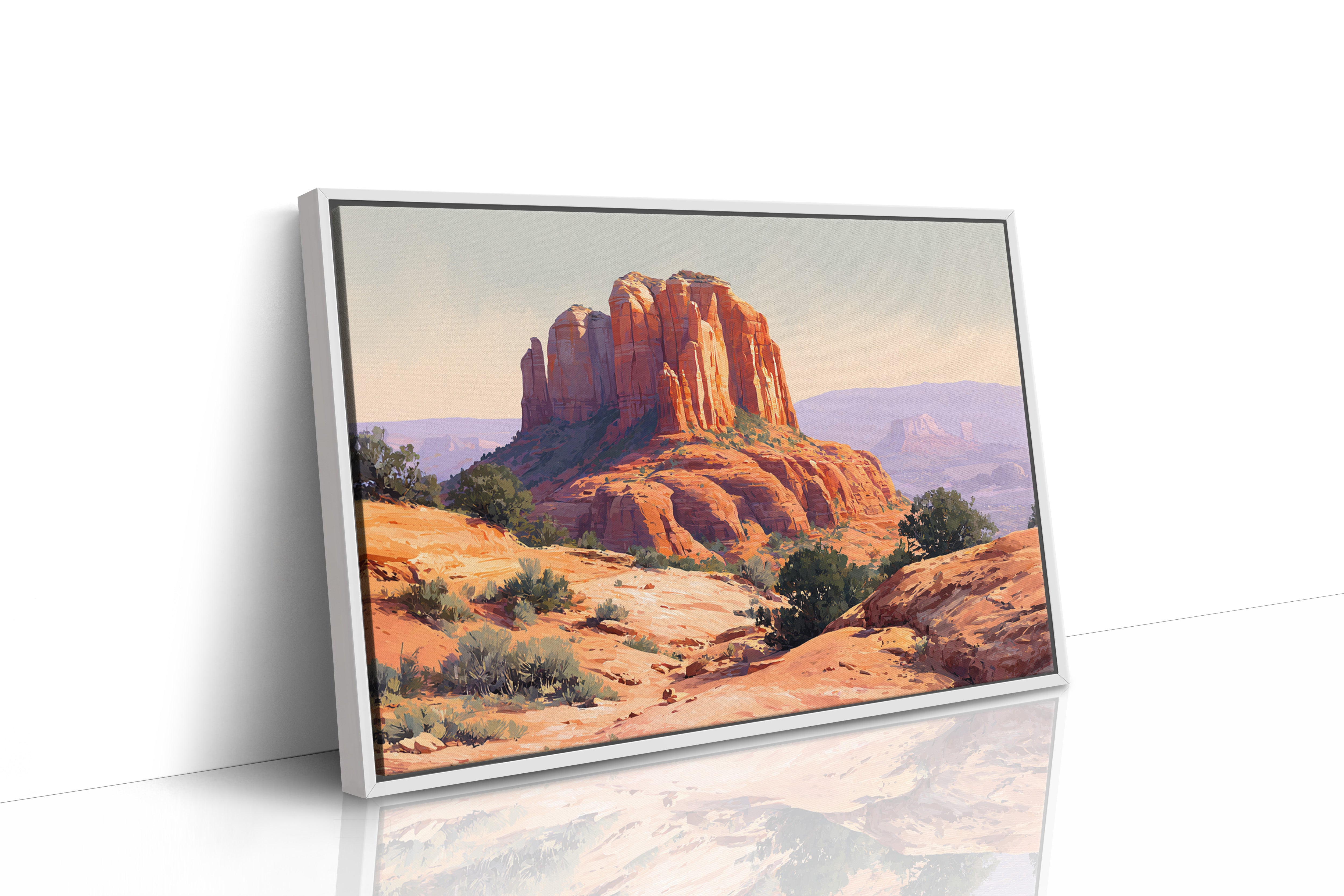 Sandstone Giants Guard Desert Dawn