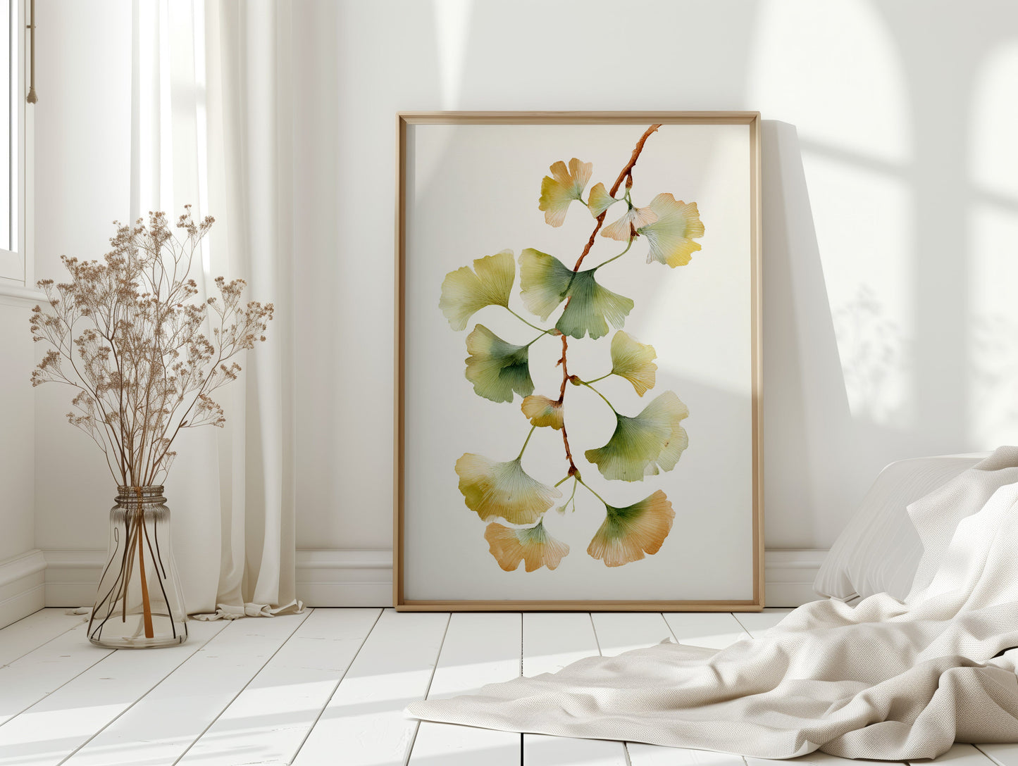 Ginkgo Leaves Write Nature's Poem