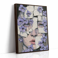 Fractured Face Violet Eyes