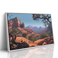 Twisted Juniper Frames Desert Peaks