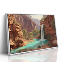 Turquoise Waters Meet Desert Walls