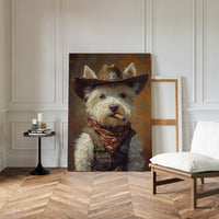 West Highland White Terrier Gunslinger
