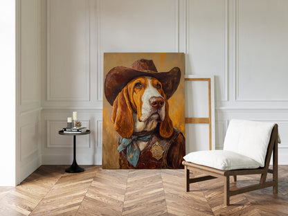 Basset Hound Frontier Sheriff