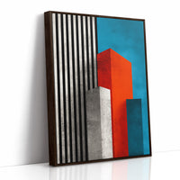 Towers in Red and Blue