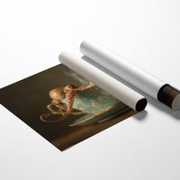 Curious Tentacles In Vintage Teacup