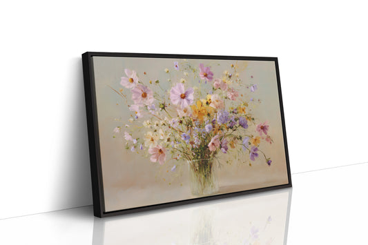 Pastel Symphony in Crystal Vessel