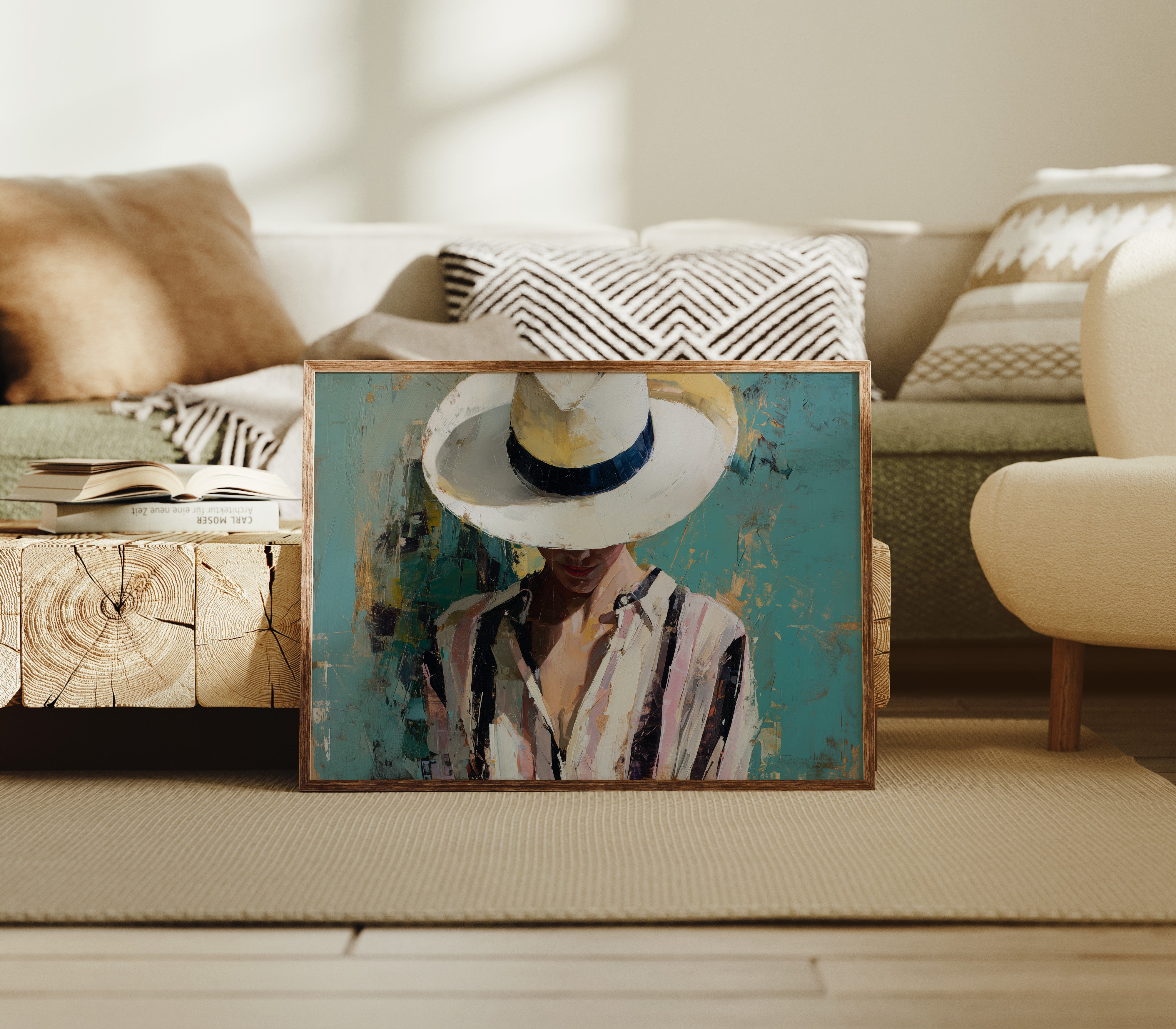 Sunlit Grace Behind Panama White