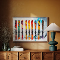 Mountain Colors Line Fresh Snow