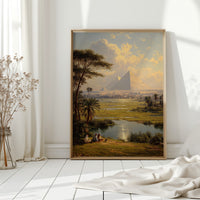 Ancient Pyramids Bathe In Golden Light