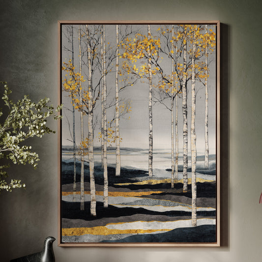 Golden Leaves on Silent Waters