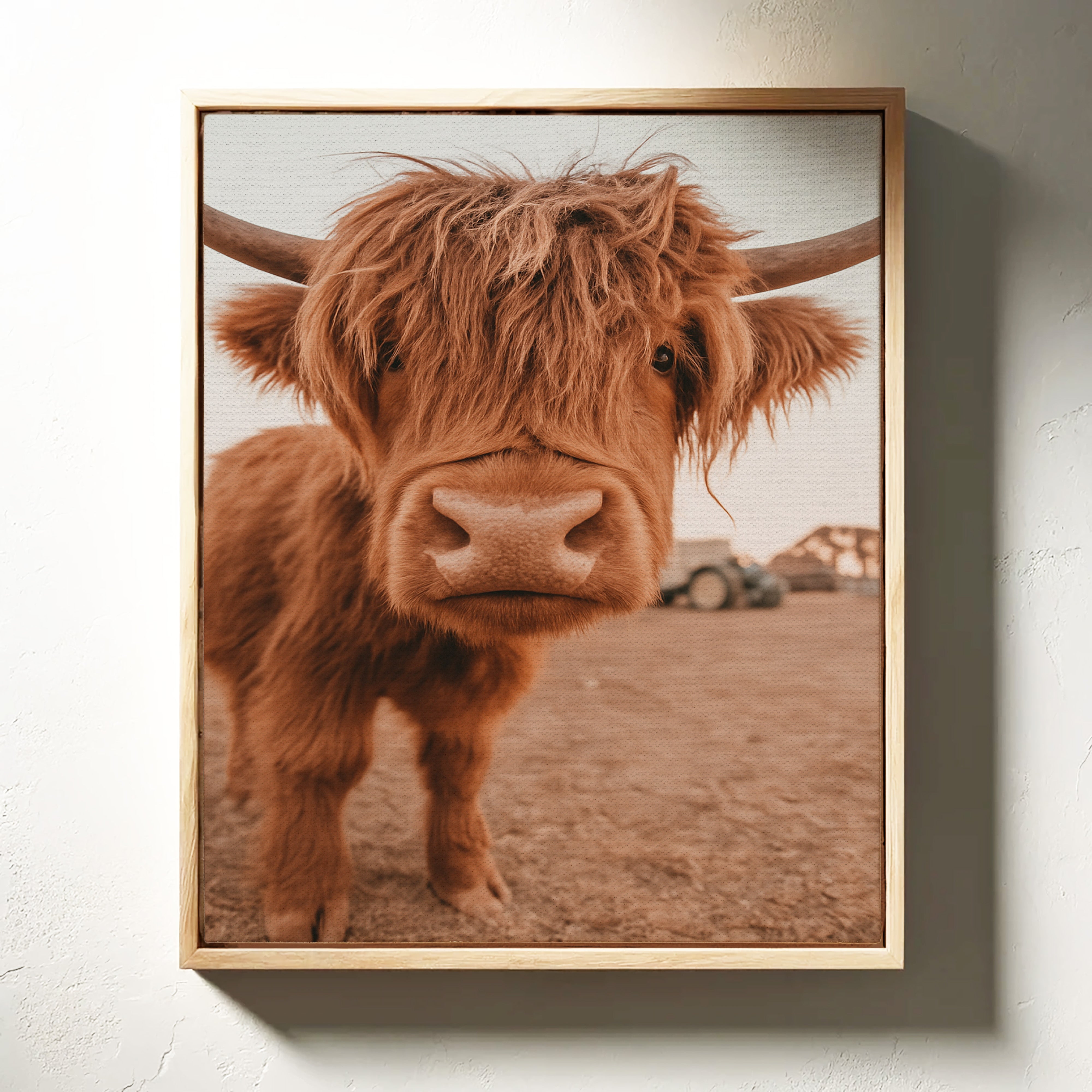 Sweet Stare from the Highland Pasture