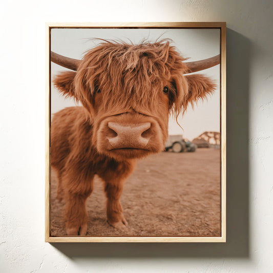 Sweet Stare from the Highland Pasture