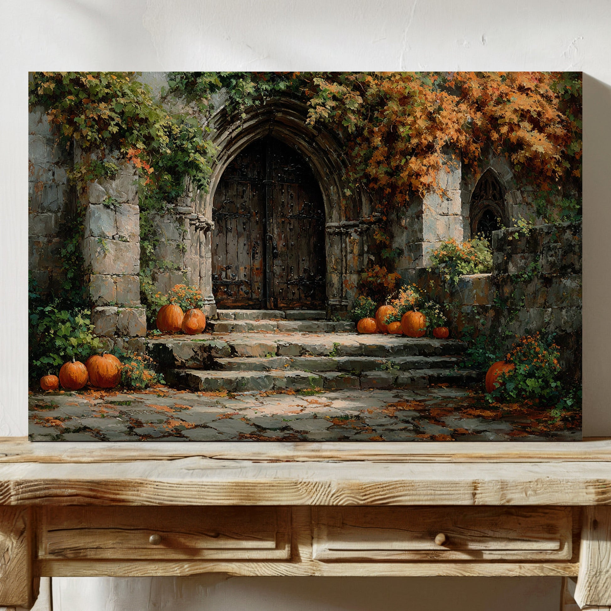 Autumn's Embrace at the Threshold