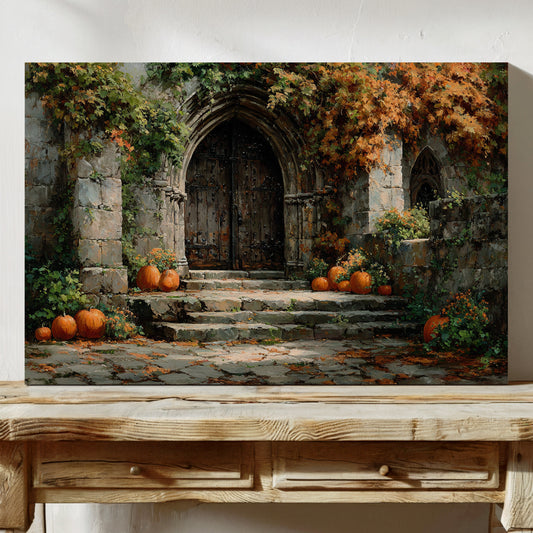 Autumn's Embrace at the Threshold