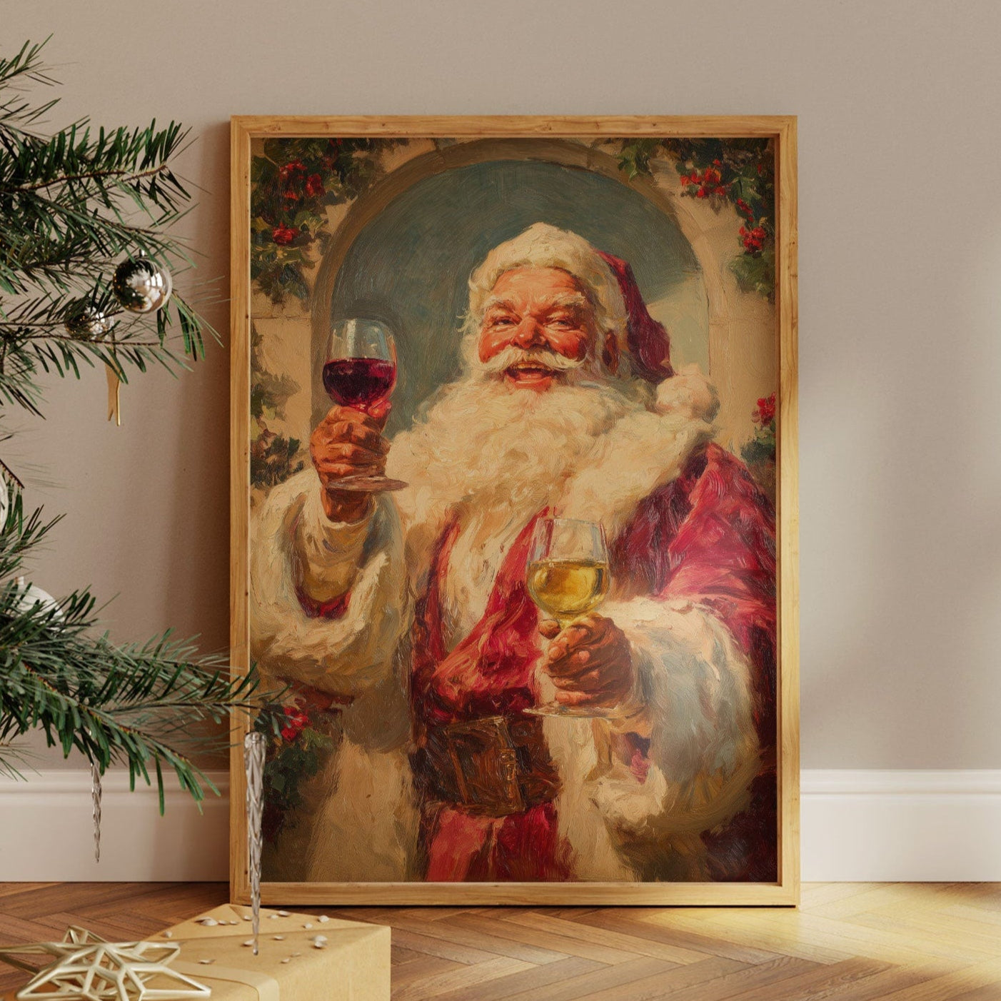 Joyful Toast On Christmas Night