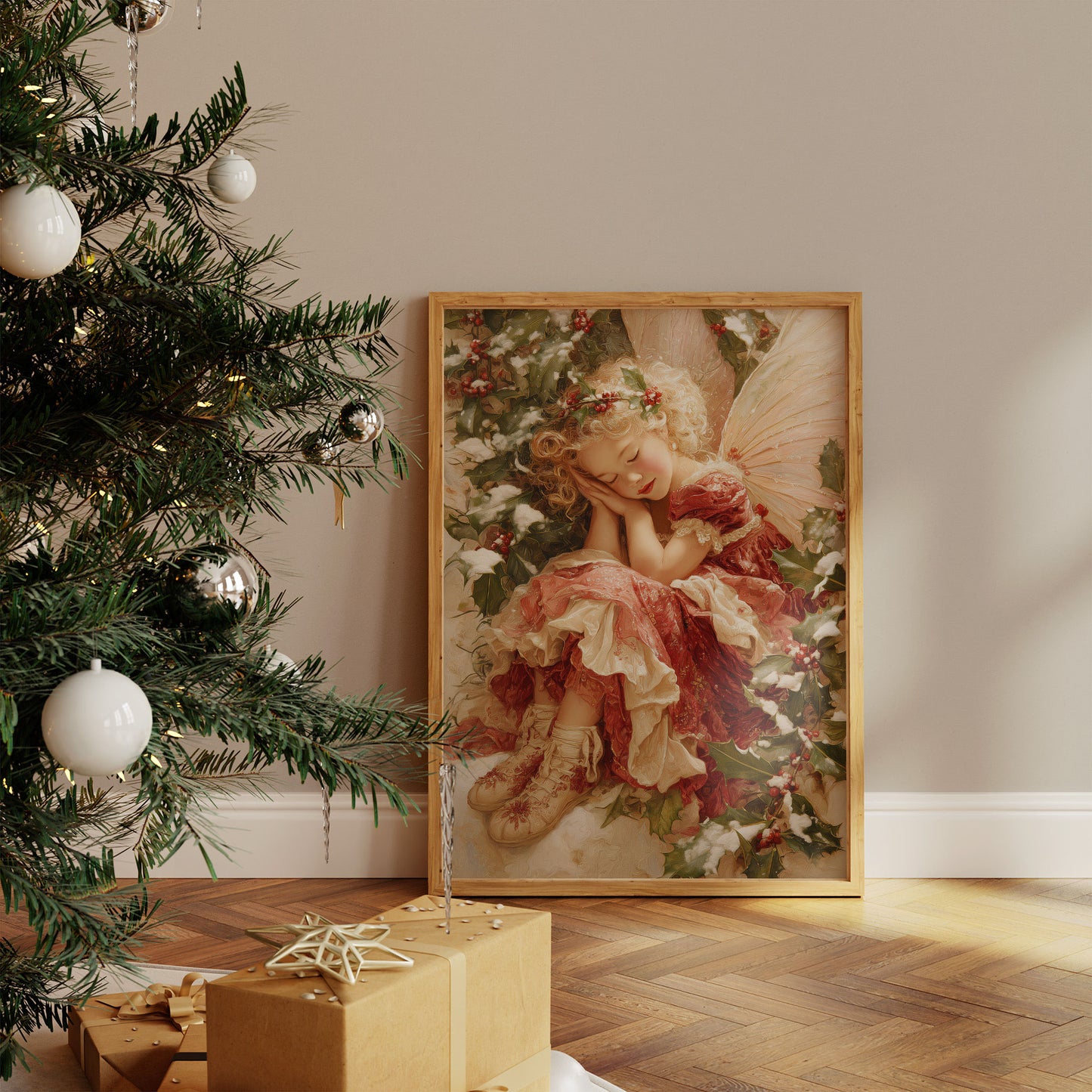 Holly Berries Crown Winter Dreams