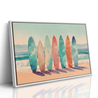 Surfboards Paint Their Summer Stories