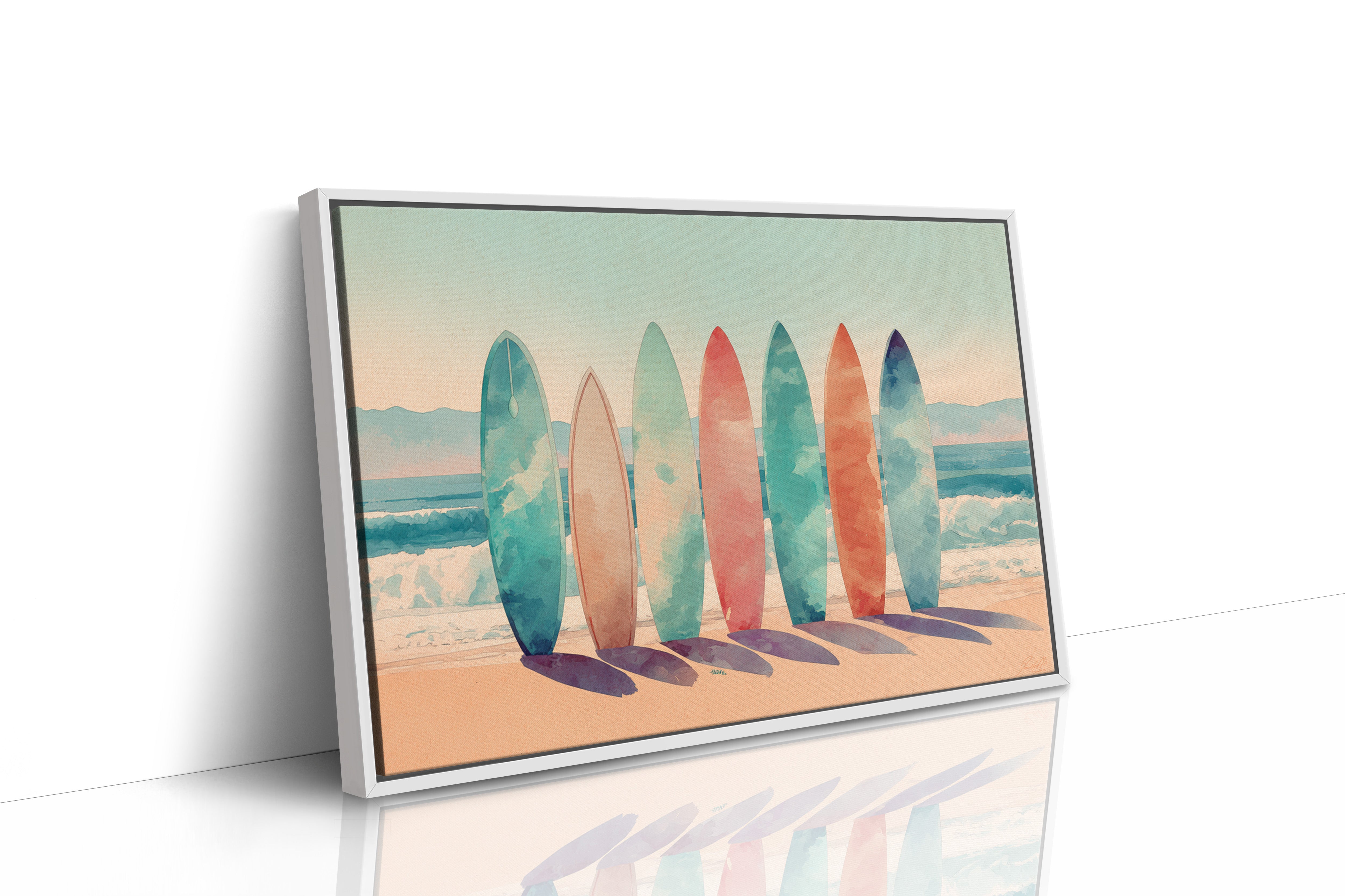 Surfboards Paint Their Summer Stories
