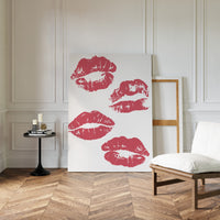 Coral Kisses Paint Modern Romance