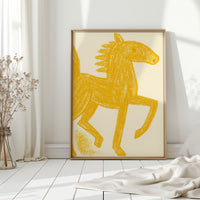 Wild Mustang In Golden Light