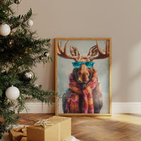 Cool Moose Brings Winter Cheer