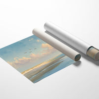 Birds Soar Above Coastal Reverie