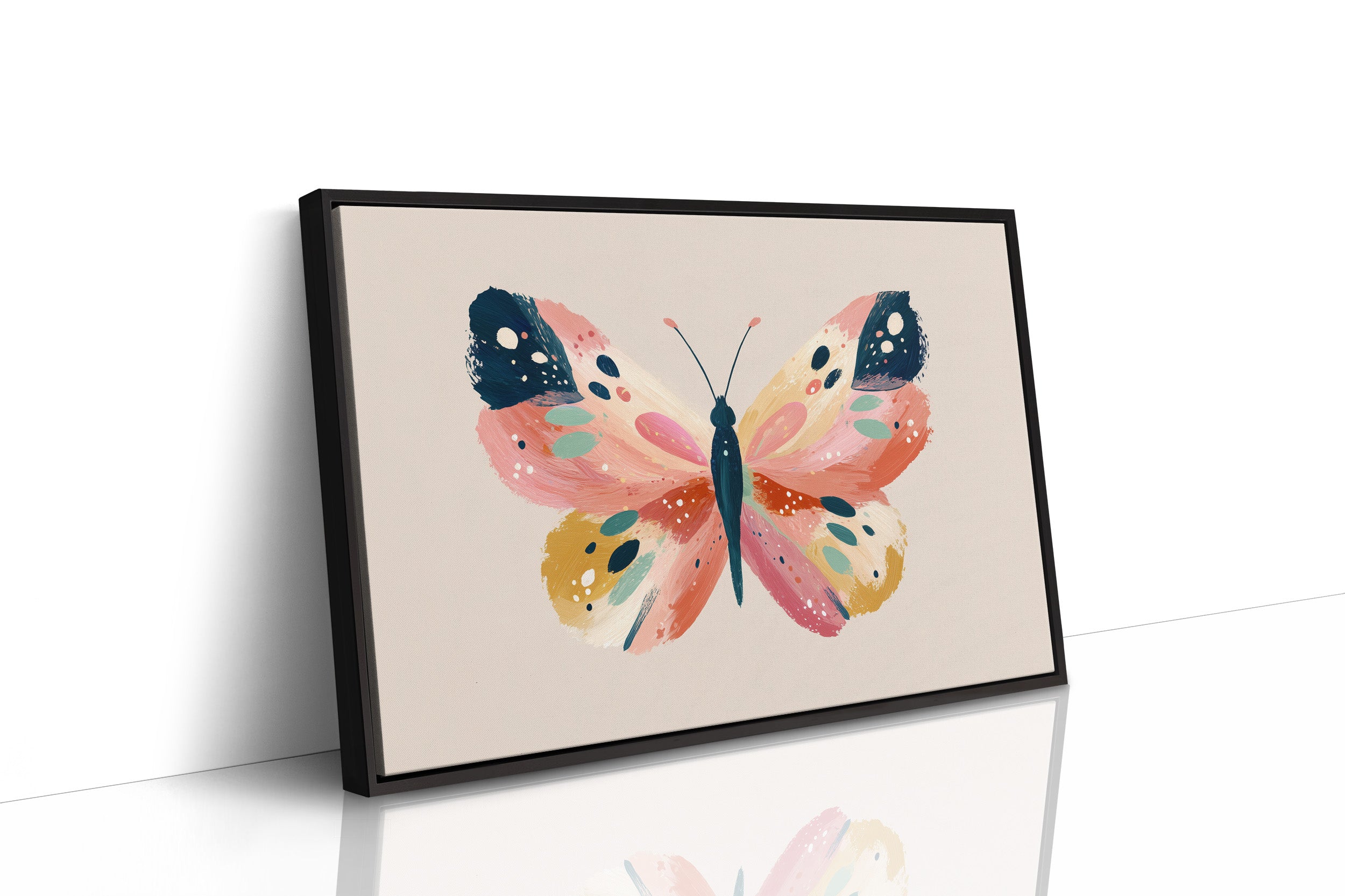 Brushstroke Metamorphosis: Coral Symphony