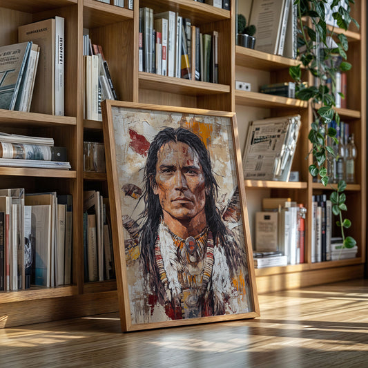 Spirit of the Plains Warrior Portrait