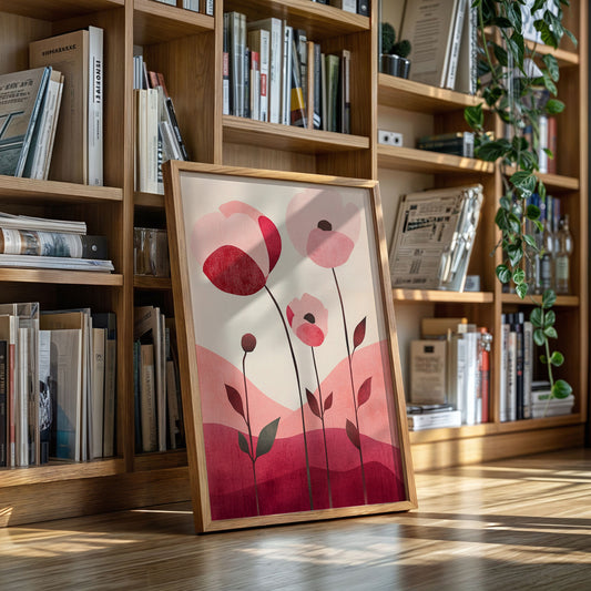 Pink Poppies Dance At Dawn