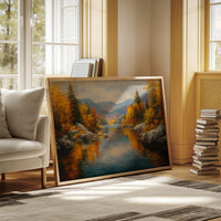 Mountain Lake Mirrors October's Glory