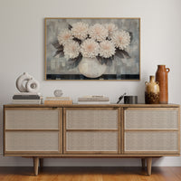 Blush Dahlias In Woven Light