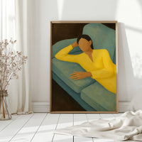 Sunlit Moments On Turquoise Velvet