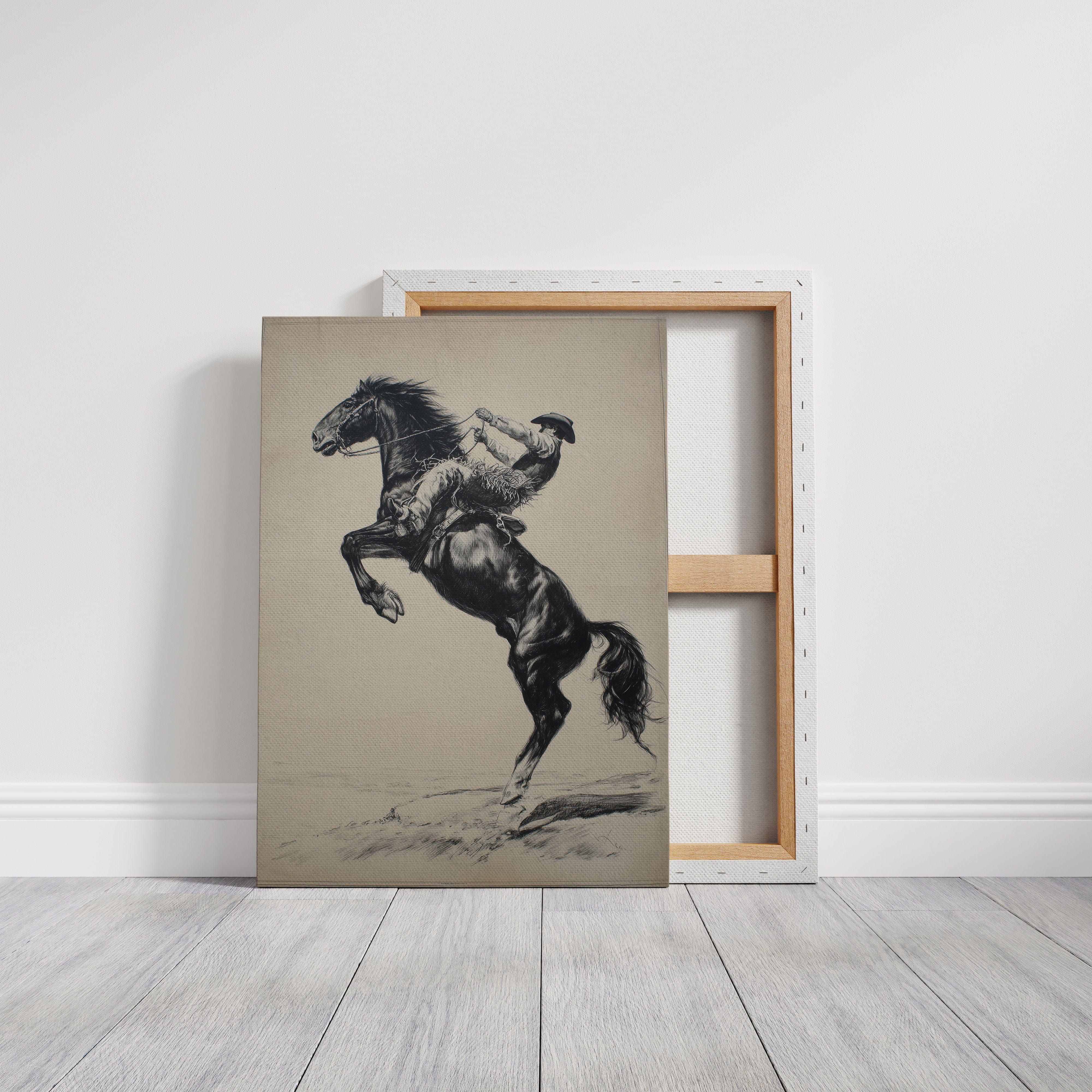 Wild Stallion Dances With Thunder