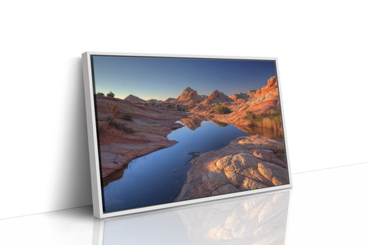 Red Rocks Mirror Desert Dawn