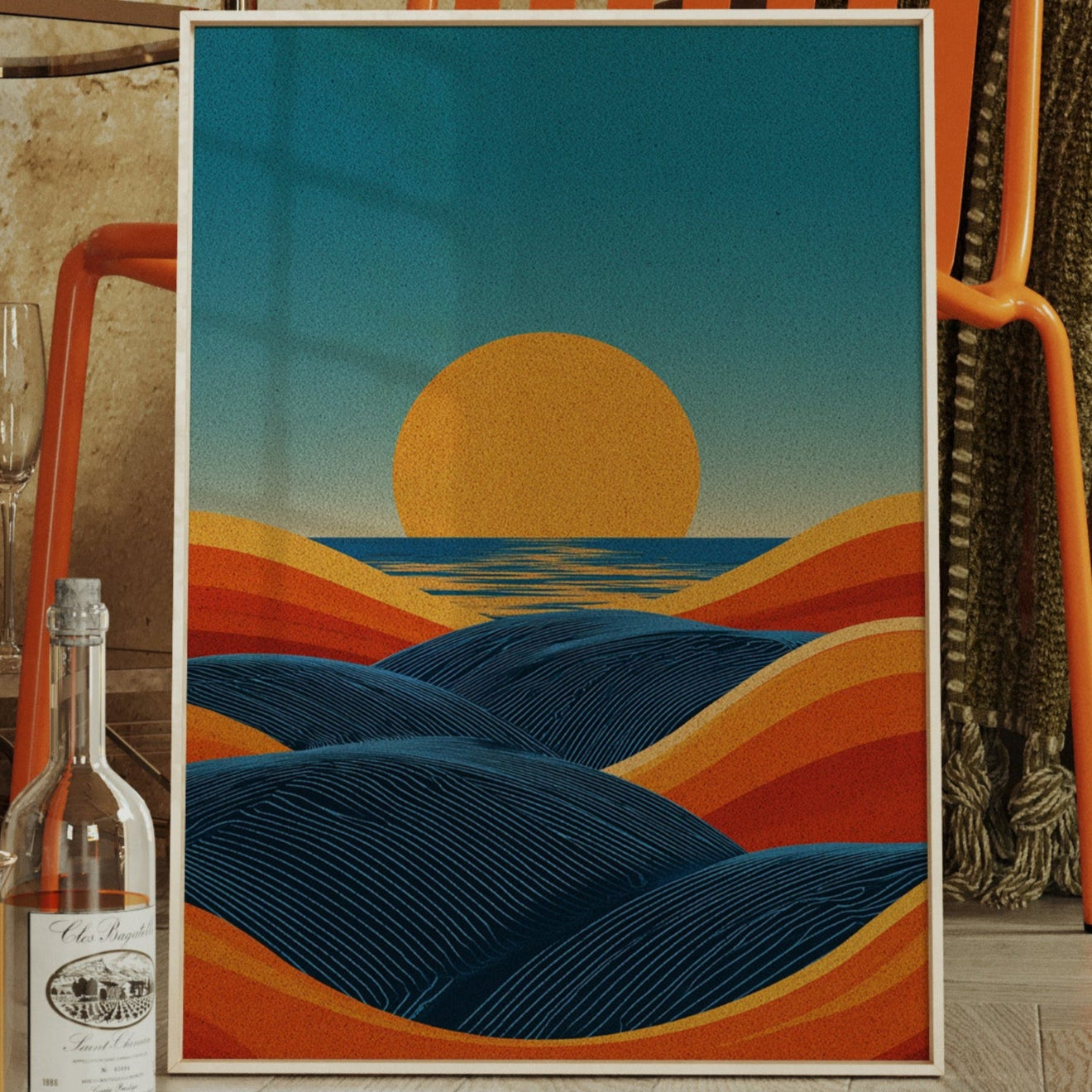 Sunset Over Rolling Dunes