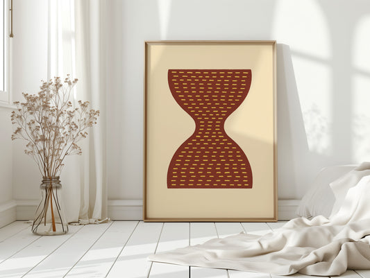 Time Flows In Terracotta Lines